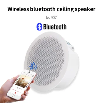 Bluetooth Stropný Reproduktor 10W Auido Reproduktory Bielou Strechou Reproduktorov Pre Domáce Zvukový Systém Kúpeľňa Stropné Reproduktory