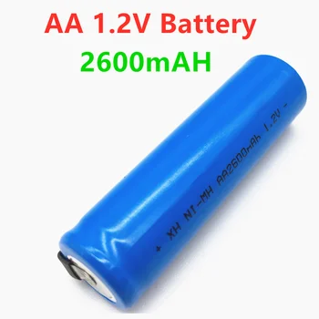 1.2 v Ni-Mh AA Batérie Nabíjateľné 2600mah AA Nabíjateľné Batérie pre Diaľkové Ovládanie Mikrofón a Iné Elektronické Produkty
