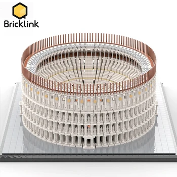 Bricklink 11371pcs City Architektúry Colosseum Domu Model 10276 Roman Colosseo MOC Sterrt Zobraziť Stavebné Bloky Hračka Darček Dospelých