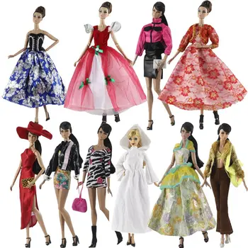 1Set Hot predaj Bábika Šaty Módne Oblečenie Tričko Bežné Nosenie Sukne Pre 1/6 BJD Bábiky Barbie Doll Oblečenie Príslušenstvo domček pre bábiky Hračky