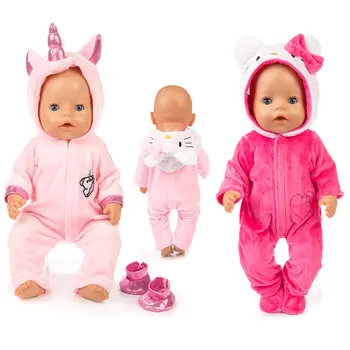 Nový Skok Oblek vhodný Pre 43 cm Baby Doll 17 Palcové Reborn Baby Doll Oblečenie