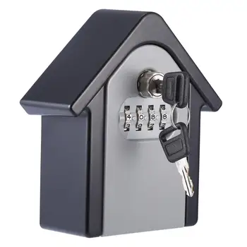 Keybox Lock Trezor Vonkajšie Wall Mount Zmes Password Lock Skryté Tlačidlá Úložný Box Bezpečnostné Trezory Na Home Office