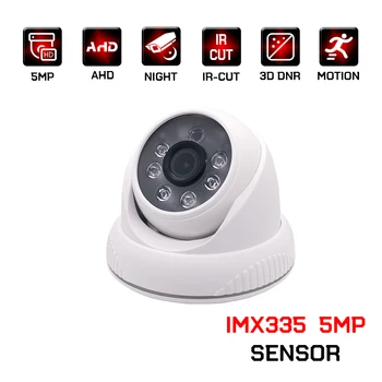 1080P / analog hd kamery IMX323 IMX335 2MP/5MP cctv kamerový bezpečnostný krytý dome ahd kamera pre domáce Infračervené noc