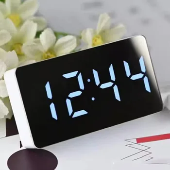 Multifunkčné LED Digitálny Budík Vypnúť Spánok Kalendár Elektronické Tabuľka hodiny Ploche Spálňa Nočné Hodiny Domova