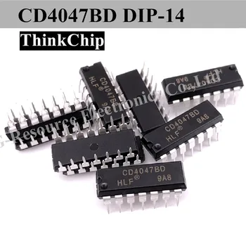 (10pcs) CD4047BD CD4047BE DIP-14 CD4047 DIP14 4024BD DIP CMOS s Nízkym napätím Monostable/Astable Multivibrator
