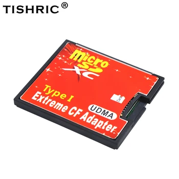 TISHRIC Nové Micro SD TF Na Adaptér CF Karty MicroSD/HC Na Compact Flash Typ I, Čítačka Pamäťových Kariet Converter Pre Kameru