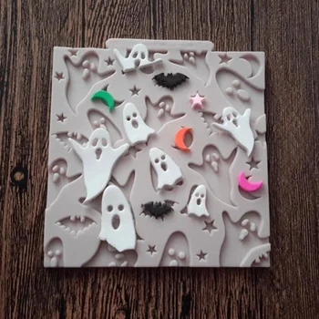 Halloween Ghost Silikónové Formy DIY Čokoládová Torta Dezert Fondant Formy na Pečenie Dekorácie Nástroj Živice kuchynský Riad