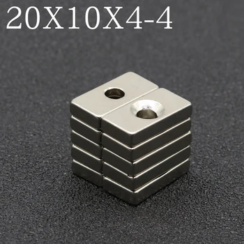 5/10/20/50Pcs 20x10x4-4 Neodýmu Magnet 20 mm x 10 mm x 4 mm 4 mm N35 NdFeB Blok Super Silné Silné Permanentné Magnetické imane