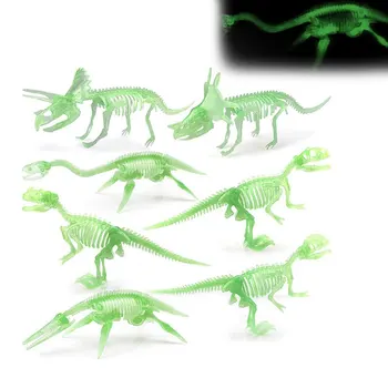 7 Štýl Deti Novinka Svietiace Dinosaurus, Hračky Žiariace Jurský Tyrannosaurus Deti Hobby Kolekcia Vzdelávacích Hračiek Domova