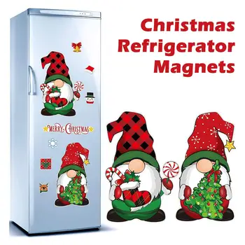 Vianočné Chladnička Magnet Santa Claus Mikrovlnná Rúra, Umývačka Riadu Dverí Rukoväť Kryt Vianoce, Vianočné Party Decor