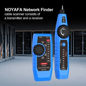 NOYAFA NF-810 Sieťový Kábel Tester Držiak pre RJ11 RJ45 CAT5 CAT6 Kábel siete LAN Multi Funkcia Drôt Tracker Wiremap