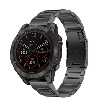 22 26 mm Zliatiny Titánu Watchband Rýchle Uvoľnenie Popruhu Pre Garmin Fenix 7 7X 5 5X Plus 6 6X Pro EPIX 935 Smartwatch Band Náramok