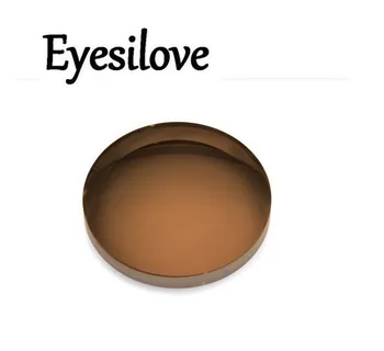 Eyesilove prispôsobené krátkozrakosť, slnečné okuliare asférické šošovky UV CR39 živice šošovky, optické slnečné okuliare, šošovky, sivá a hnedá farba