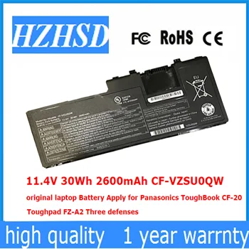 11.4 V 30Wh 2600mAh CF-VZSU0QW pôvodné notebook Batérie Požiadať o Panasonics ToughBook CF-20 Toughpad FZ-A2 Tri obrany