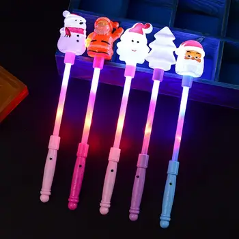 LED Blikajúce Svetlá Svietiť až Strany Vianoce, Santa Claus snehuliak strom flash palice P31B